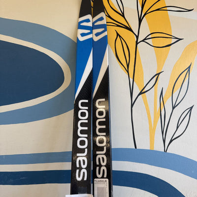 Salomon - S/Max Carbon Skate XC Ski - Salomon Prolink Shift-In Bindings - MSRP $769: Black/Blue--187cm