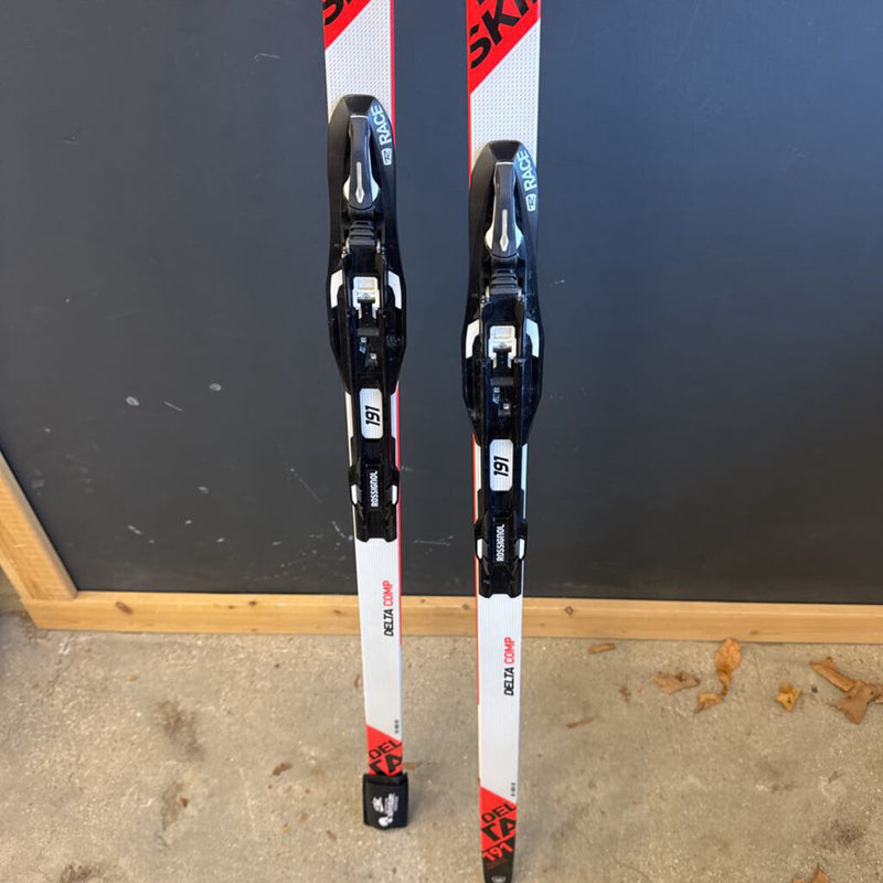 Rossignol - Delta Comp R Skin XC Skis - NNN Race Bindings - MSRP $630: Orange/White/Black--191cm