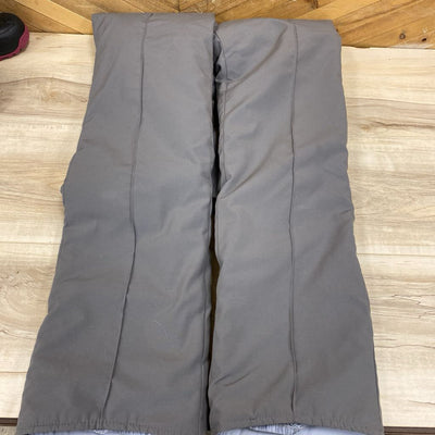 Jones Outdoor Gear- Insulated Pants with Suspenders: gray-unisex-SM