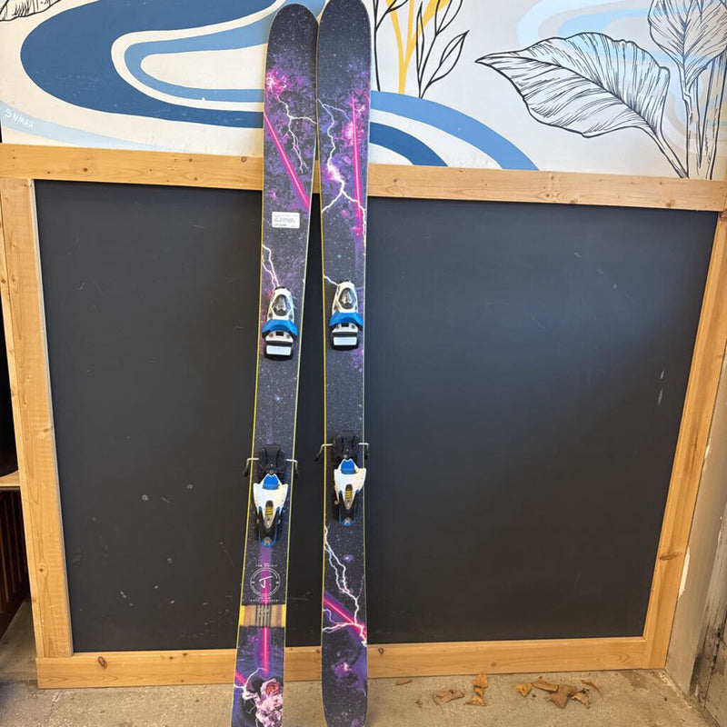 J Skis - The Whipit Downhill Skis - Look SPX 10 Bindings - MSRP $895: Cats in Space --164 cm