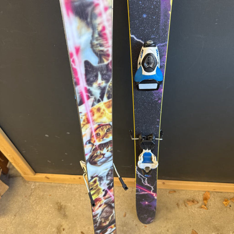 J Skis - The Whipit Downhill Skis - Look SPX 10 Bindings - MSRP $895: Cats in Space --164 cm