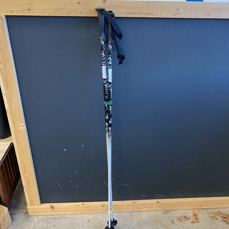 Atomic - Aluminum Downhill Ski Poles: Black Silver --125 cm