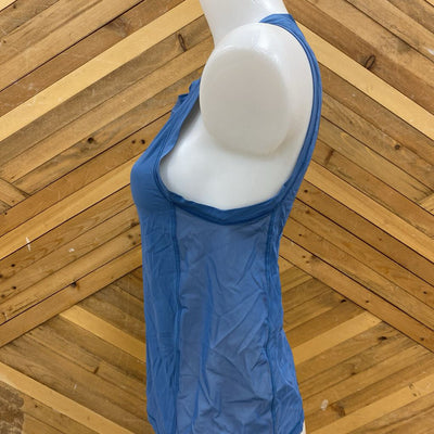 Lululemon- Women's Light Blue Athletic Tank Top: light blue-women-SM