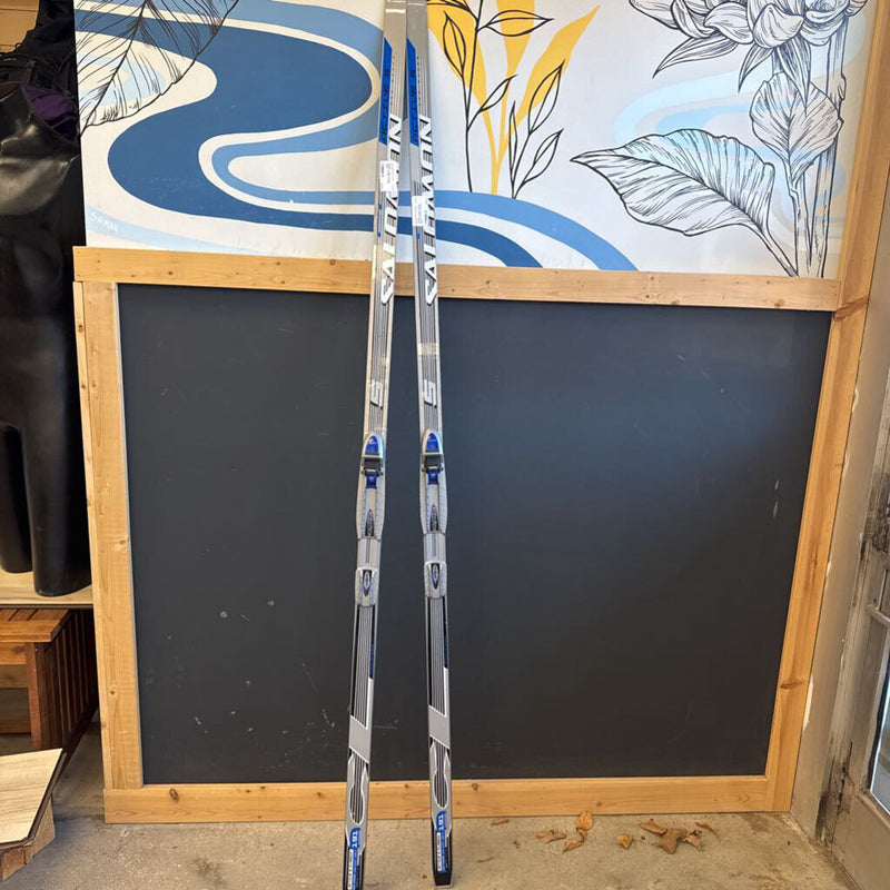 Salomon Active 5 Cross Country Ski NNN : Gry Blue -unisex-191cm