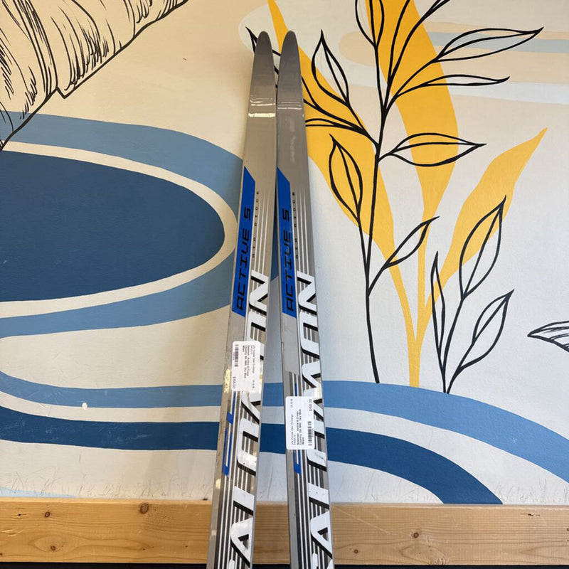 Salomon Active 5 Cross Country Ski NNN : Gry Blue -unisex-191cm