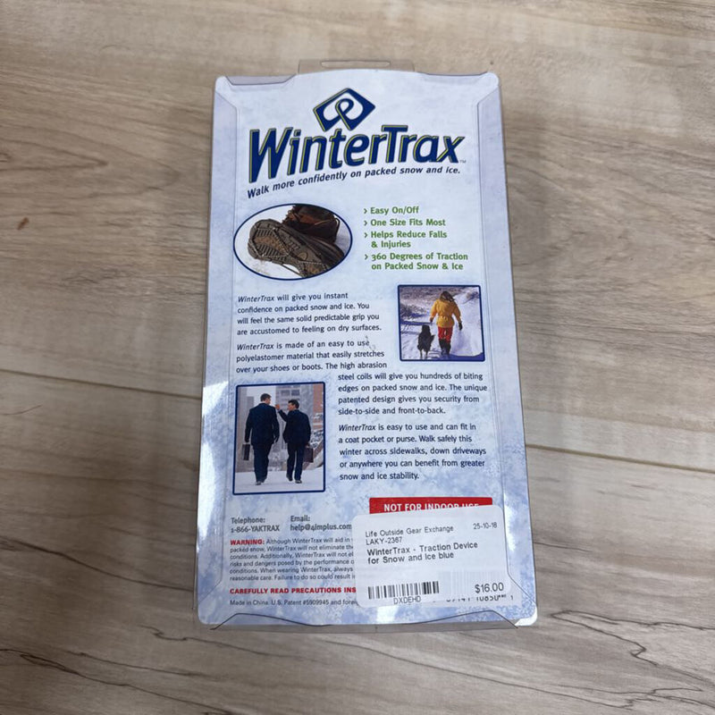 WinterTrax - Traction Device for Snow and Ice: blue-unisex-