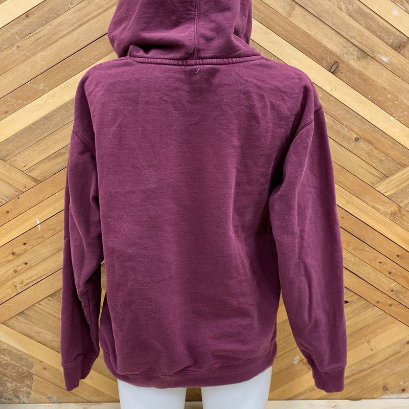 Hardpressd- Purple Hooded Sweatshirt with Graphic Print- MSRP $115 : purple-unisex-SM