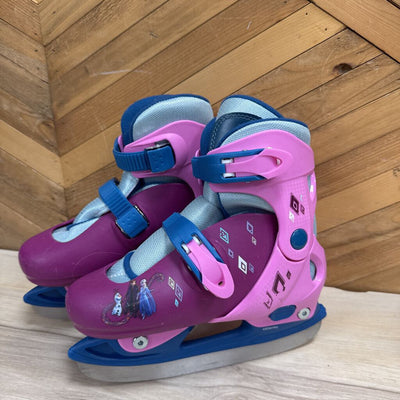 Disney- Frozen Adjustable Ice Skates for Kids- MSRP $60: Pink-children-12-2Y