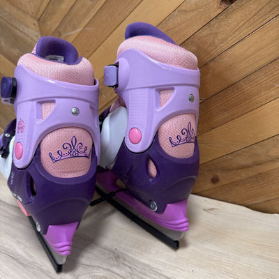 Disney - Princess Ice Skates- MSRP $60: Purple/Pink-children-12-2Y