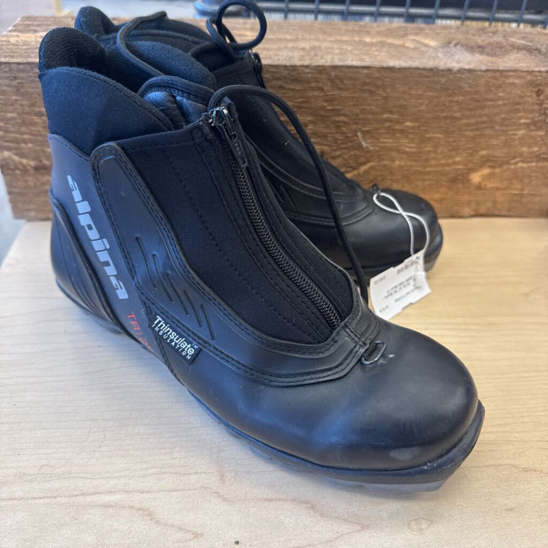 Alpina - TR-25 XC Ski Boots - NNN - MSRP $185: Black-men-41