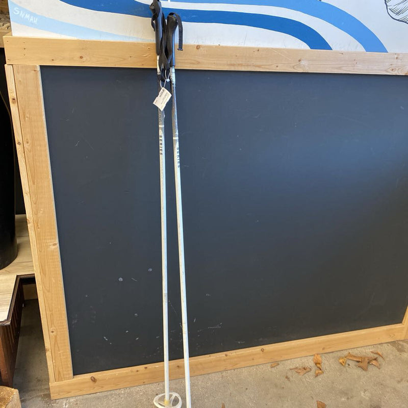 Touring Series XC Ski Poles: White/Black--140cm