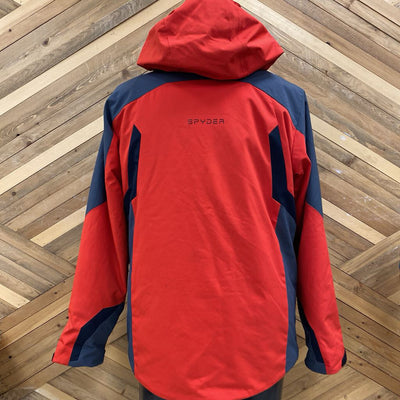 Spyder- Men's Guardian Insulated Ski Jacket-MSRP $300: red-men-MD