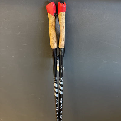 SWIX - Alu-Light XC Ski Poles: Black/Silver--125cm