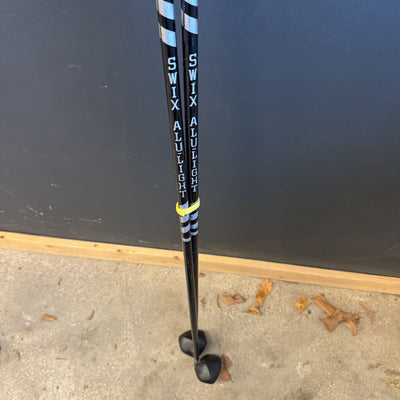 SWIX - Alu-Light XC Ski Poles: Black/Silver--125cm