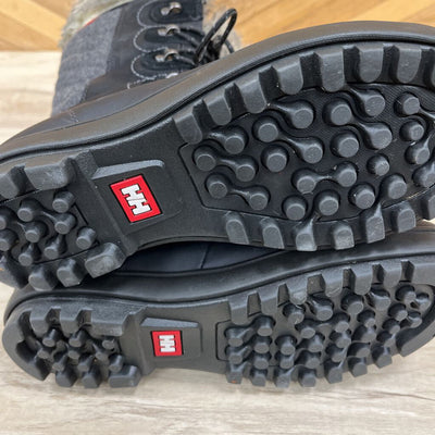 Helly Hansen - Winter Boots with Fur Trim- MSRP $180: black-women-8.5
