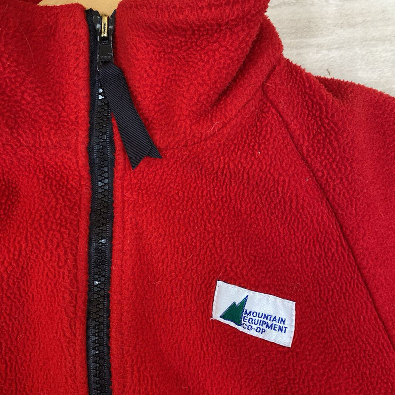 Mountain Equipment Co-op Red Fleece Jacket: red-children-MDY