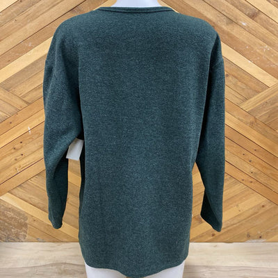 Qualicum Clothworks - Women's L/S Crewneck Top - MSRP comp $70: Green-women-LG