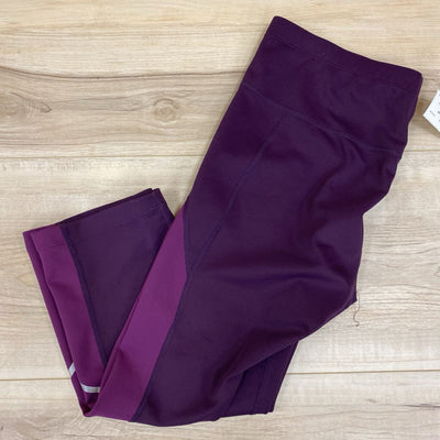 New Balance - Women's NB Dry Cropped Leggings: Maroon/Violet-women-MD