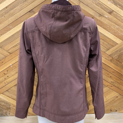 Carhartt - Women's Full-Zip Fleece-Lined Softshell Jacket - MSRP comp $150: Maroon-women-MD