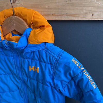 Helly Hansen - Children's Reversible Puffer Jacket - MSRP $148: Orange/Blue-children-3