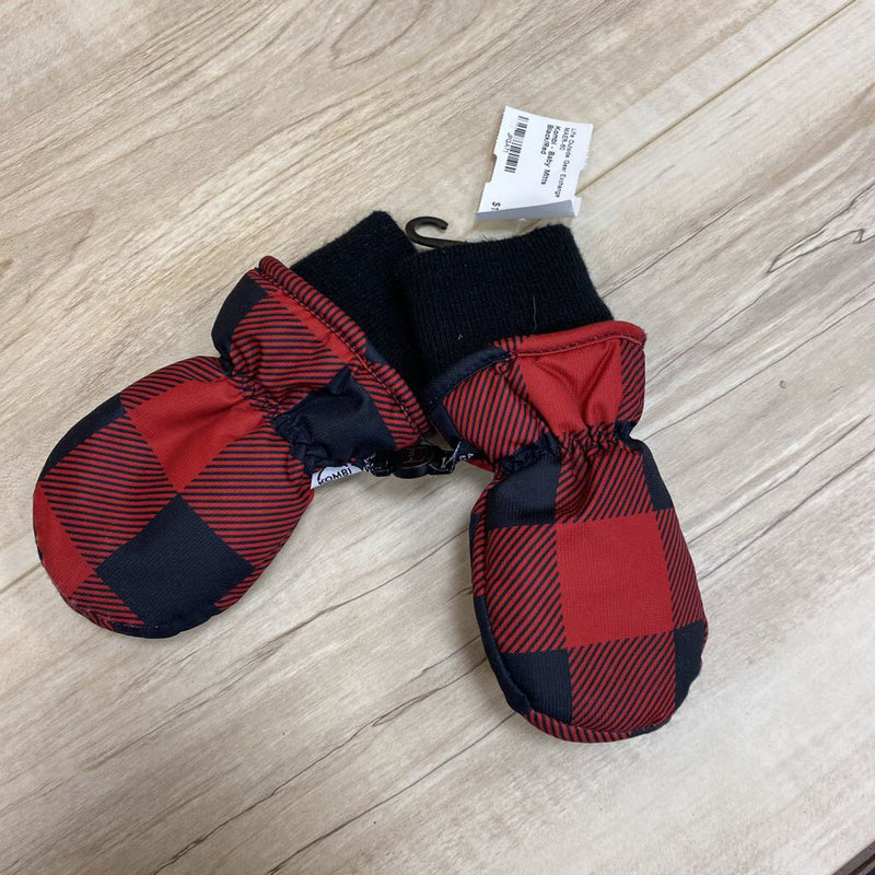 Kombi - Baby Mitts : Black/Red-children-