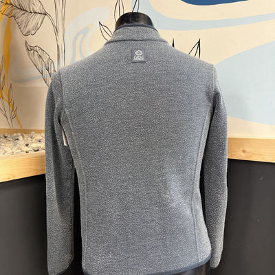 TASC - Men's Bamboo/Organic Cotton-Blend Zip Jacket: Grey-women-SM