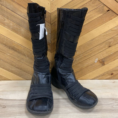 Miz Mooz - Women's Tall Leather Boots - MSRP comp $229: Black-women-39