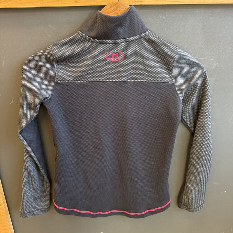 Under Armour - Youth Longsleeve: Black/Pink-children-Ymd