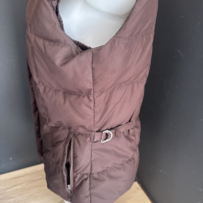 Eddie Bauer - Women's Down Vest - MSRP compared $145: Brown-women-SM