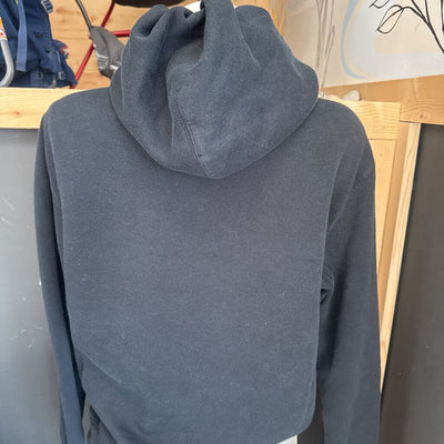 Beaver Canoe - Women's Hoodie Sweater - MSRP $120: Black/White-women-SM