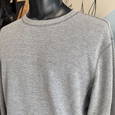 Eddie Bauer - Men's Waffle Longsleeve - MSRP $80: Grey-men-LG