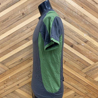 Smartwool - Men's Tshirt - MSRP $120: Grey/Green-men-MD