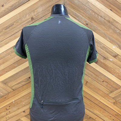Smartwool - Men's Tshirt - MSRP $120: Grey/Green-men-MD