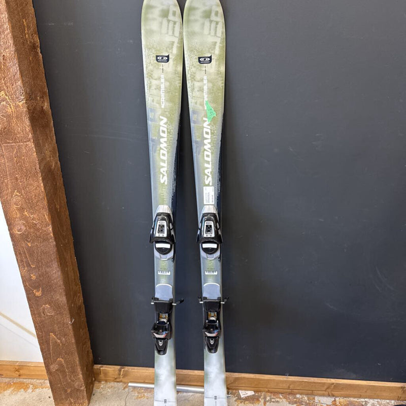 Salomon Scrambler 22 Downhill Skis: Green--155