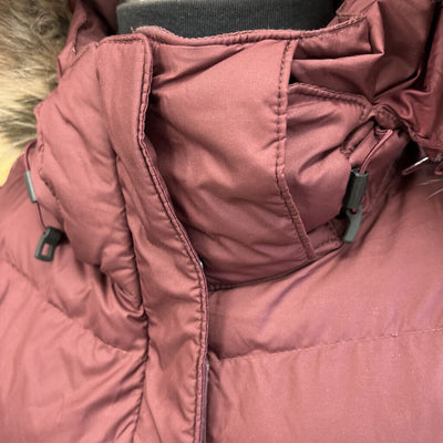 Columbia - Women's Mid Hooded Puffer Jacket - MSRP comp $210: Maroon-women-SM