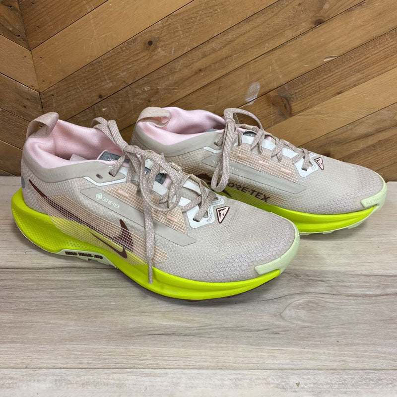 Nike Trail - W Pegasus Trail 5 GTX Runners - MSRP $225: Yellow/Pink-unisex-7.5W 6M