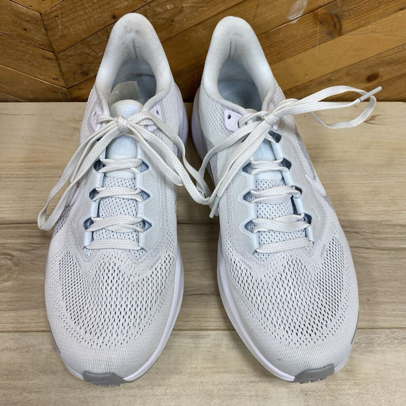 Nike - W Air Zoom Pegasus 41 Runners - MSRP $180: White/Grey-women-9W 7.5M