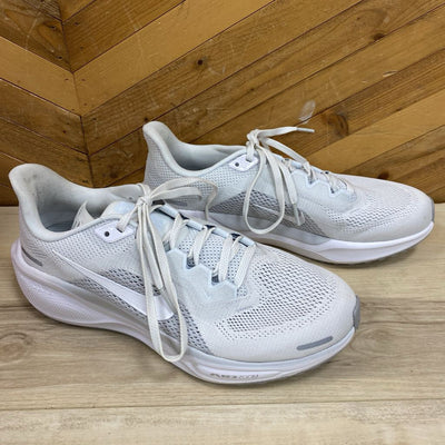 Nike - W Air Zoom Pegasus 41 Runners - MSRP $180: White/Grey-women-9W 7.5M