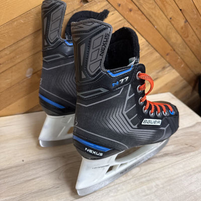 Bauer - Children's Nexus Skates : BLack/WHite/Orange-children-4Y