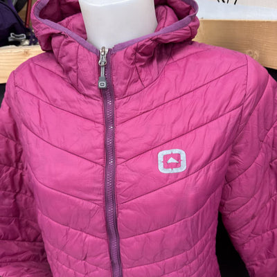 Outbound - Women's Light Puffer Jacket - MSRP $89: Pink-women-SM