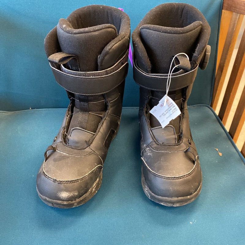 Ride - Norris Junior BOA Snowboard Boots - MSRP $160: Black-children-4Y