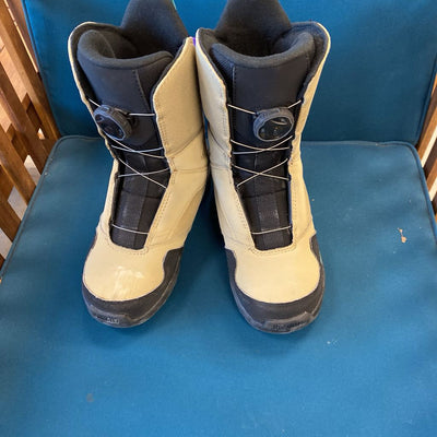 thirtytwo - Kids BOA Snowboard Boots - MSRP $200: Tan/Black/Teal Blue-children-4Y