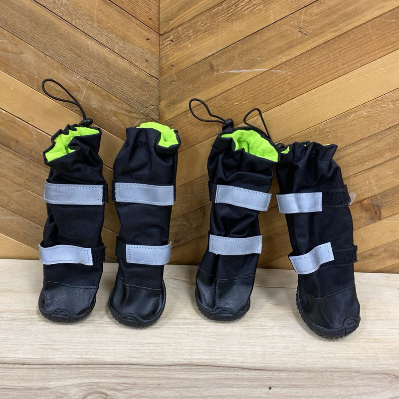 Long Legged Paws Booties : Black-unisex-