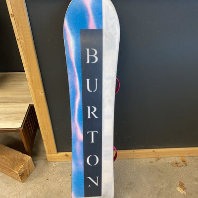 Burton - Yeasayer Smalls Snowboard - Union Cadet Bindings - MSRP $530: White/Blue/Black/Pink--130cm