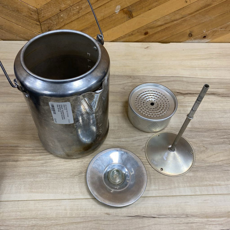 Chinook Technical Outdoor - Aluminum Coffee Percolater : Grey--20-Cup