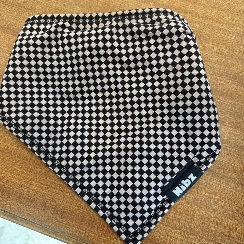 Nibz - Bandana - MSRP $30: Black/White-unisex-