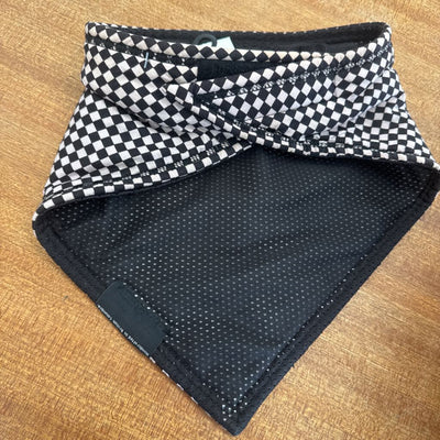 Nibz - Bandana - MSRP $30: Black/White-unisex-