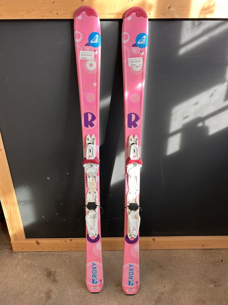 Roxy- Kids All Mountain Skis 130 cm- MSRP conmpared $350: pink-girls-130cm