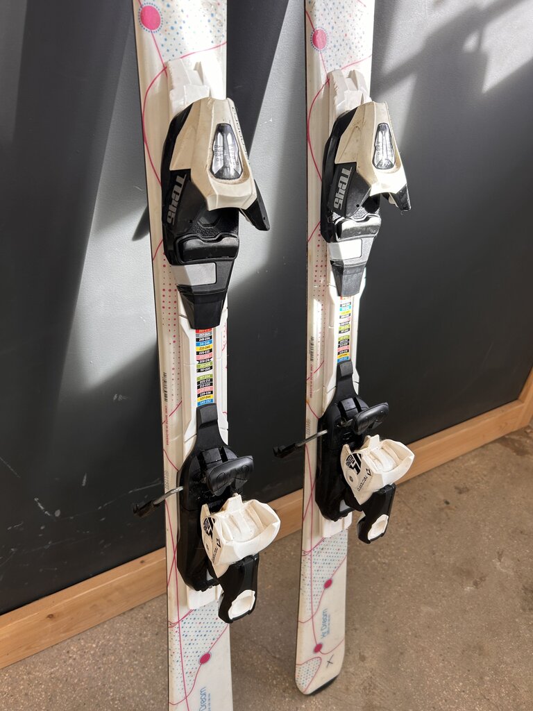 Technopro- Kids Xr Dream Dream Skis 120cm: White/Pink-women-120cm
