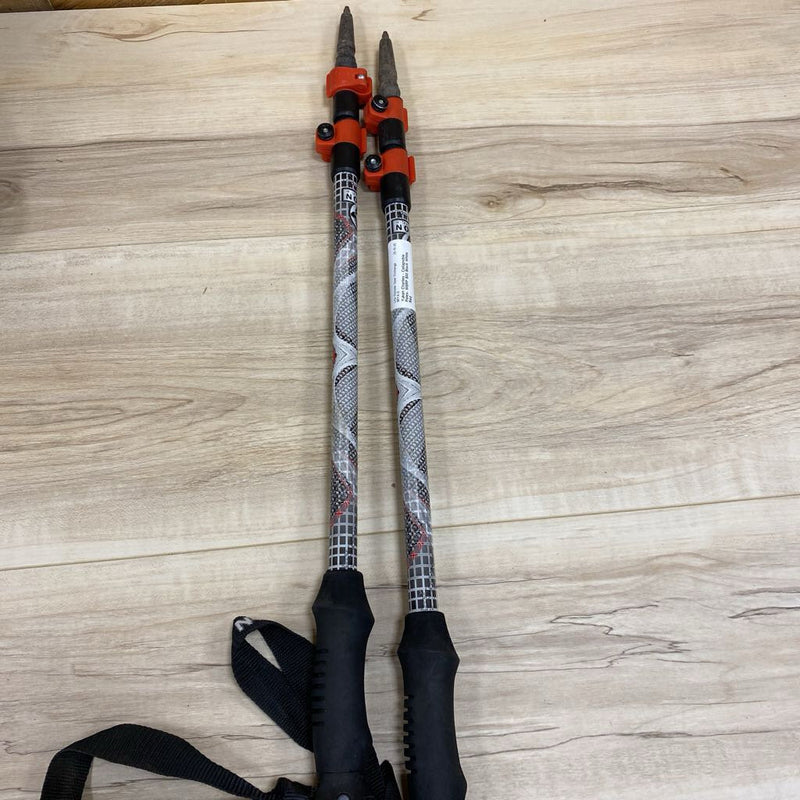 Yukon Charlies - Collapsible Poles- MSRP $50: Black White Red --